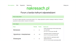 Desktop Screenshot of nakresach.pl