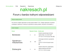 Tablet Screenshot of nakresach.pl